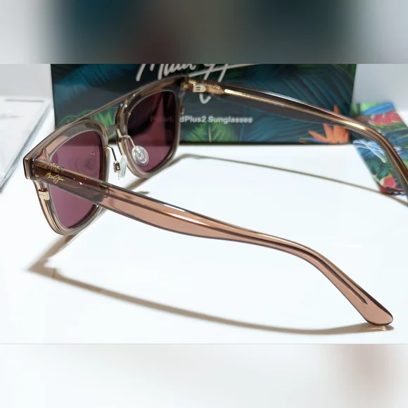 New Maui Jim Relaxation Mode Espresso Polarized Maui Sunrise Sunglasses P844-19B